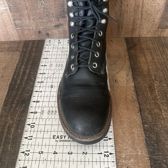 Red Wing 8114 Iron Ranger Leather Work Boots Mens 8.5 D - Picture 6 of 12